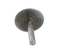 Cabezal de pulido galvanizado de grano 120 para acabado de borde de vidrio y afilado de agujeros con vástago redondo (30 mm)