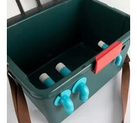 Cabezal de pulverización aireador ajustable para salida de peces Livewell con construcción de polipropileno de grado marino y manguera de 3/4 a 1 1/8 pulgadas para una fácil conexión (19 mm)