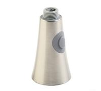 Cabezal de pulverización extraíble para grifos de cocina con modos de flujo dual y diseño de rosca estándar de 4 puntos (cepillado)