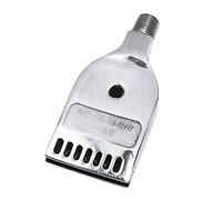 Cabezal de pulverización plana, boquilla de soplador de aire de ventilador plano de aleación de Al macho G1/4, superficie fría seca del compresor, varios tamaños, 2/5pcs(5pcs,Doble fila de acero