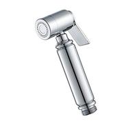 Cabezal de pulverizador de bidé de mano Cabezal de ducha de baño de latón Grifo de bidé Cabezal de ducha de bidé de inodoro portátil cromado for limpieza de inodoros, Baño de mascotas, Higiene persona