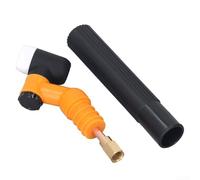 Cabezal de quemador TIG giratorio de 360°, refrigerado por aire, para antorcha de soldadura WTR17 con válvula de gas de latón y plástico para construcción metálica y taller