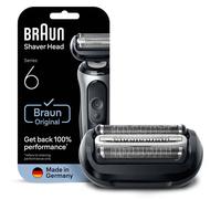 Braun Series 6 Recambio para Afeitadora Eléctrica Hombre, 64B, Negro | Cabezal Original Compatible con Las Generaciones 60, 61, 62 de Las Máquinas de Afeitar Series 6, Fabricado en Alemania