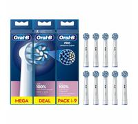 Cabezal de Recambio Braun para cepillo Braun Oral-B Sensitive Clean/ Pack 9 uds