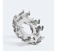 Cabezal de recambio para afeitadora eléctrica, cuchilla de doble capa, negro, 25g