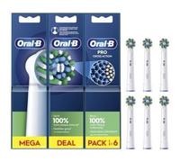 Oral-B CrossAction 80339345 cepillo de cabello 6 pieza(s) Azul, Verde, Blanco