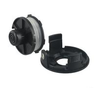 Cabezal de recortadora con resorte para Tap And Go 195858-1 196146-9 compatible con Dur181z Dur141 Bur181 Bur181 Dur140 Kit de montaje de carrete de césped que incluye cubierta y línea de nailon de 27