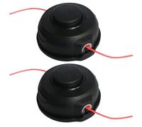 Cabezal de recortadora eficiente M8 X 1 25 LH con sistema de protuberancia y alimentación que mejora la eficiencia de corte (2 piezas)