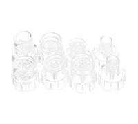 Cabezal de Repuesto 8 Piezas, para Máquina Facial de Oxígeno y Agua | Plástico Bpa Libre, Interfaz de 1,65cm, Instalación a Presión, Uso Doméstico y Viaje