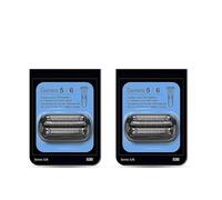 Cabezal De Repuesto For Afeitadora Eléctrica Compatible Con Braun Serie 53B 5/6 (modelos 5018s, 5020s, 5031s, 5050cs, 6020s Y 6072cc)(2pcs)