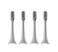 Cabezal de repuesto for cepillo de dientes. Compatible con ENCHEN T+/T2, cabezal de cepillo de dientes eléctrico, accesorios for cabezal de cepillo de dientes, boquilla for adultos(4pcs GREY)