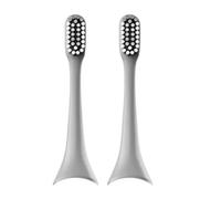 Cabezal de repuesto for cepillo de dientes. Compatible con ENCHEN T+/T2, cabezal de cepillo de dientes eléctrico, accesorios for cabezal de cepillo de dientes, boquilla for adultos(2pcs GREY)