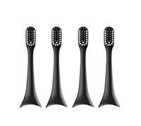 Cabezal de repuesto for cepillo de dientes. Compatible con ENCHEN T+/T2, cabezal de cepillo de dientes eléctrico, accesorios for cabezal de cepillo de dientes, boquilla for adultos(4pcs BLACK)