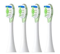 Cabezal De Repuesto For Cepillo De Dientes Eléctrico A3. Compatible Con Philips HX6064, HX6930 Y HX6730(4 orange)