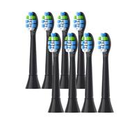 Cabezal De Repuesto For Cepillo De Dientes Eléctrico C903. Compatible Con Philips HX9172/HX9210/HX9312/HX9330/HX9050/HX9362/HX9363/HX9903/HX8874(C903 Black x8)