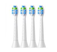 Cabezal De Repuesto For Cepillo De Dientes Eléctrico C903. Compatible Con Philips HX9172/HX9210/HX9312/HX9330/HX9050/HX9362/HX9363/HX9903/HX8874(4 white brush heads)