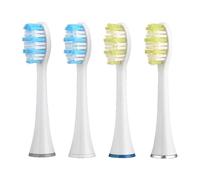 Cabezal De Repuesto For Cepillo De Dientes Eléctrico. Compatible Con Mornwell D01/D02/D903/D01B/T25/T26/D02B/T32/T38(D903 White 4PCS)