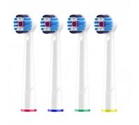 Cabezal De Repuesto For Cepillo De Dientes Eléctrico - Compatible Con Oral-B Pro1/600/650/670/680/750, Pro2/2000/2500/2000S(4Pcs White)