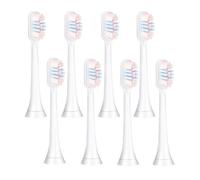 Cabezal De Repuesto For Cepillo De Dientes Eléctrico. Compatible Con Philips HX6250, HX6240, 1100, 2100, 4100, 4300, 5100, 5300, 6100, 6500, 7000 Y 7300(8 Pink toothbrush head)