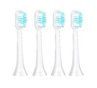Cabezal De Repuesto For Cepillo De Dientes Eléctrico. Compatible Con Philips HX6250, HX6240, 1100, 2100, 4100, 4300, 5100, 5300, 6100, 6500, 7000 Y 7300(4 Blue toothbrush head)