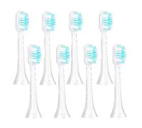 Cabezal De Repuesto For Cepillo De Dientes Eléctrico. Compatible Con Philips HX6250, HX6240, 1100, 2100, 4100, 4300, 5100, 5300, 6100, 6500, 7000 Y 7300(8 Blue toothbrush head)