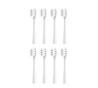 Cabezal de repuesto for cepillo de dientes eléctrico sónico Nandme NX7000 de cerdas suaves (8/16 unidades)(8WHITE Sensitive)