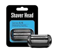 Cabezal de repuesto for cortador de láminas 53B, compatible con afeitadoras Braun Serie 5: 5020cs, 5018s, 5035s, 5049cs, 5050cs, 6020s, 6040cs, 6075cc, 6072cc y 6090cc.
