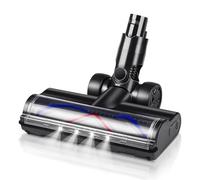 Cabezal de repuesto para aspiradora Dyson V6 DC58 DC59 DC61 DC62 DC72 DC74, cepillo turbo en forma de V con cerdas de rodillo y faro LED, adecuado para suelos de madera dura y alfombras