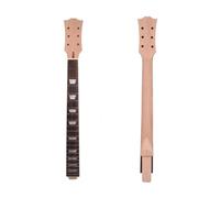 Cabezal De Repuesto Para Cuello De Guitarra Eléctrica, Diapasón De Palisandro Con 22 Trastes, Juego De Incrustaciones Trapezoidales Con Estilo, 24,75 Pulgadas, Sin Terminar