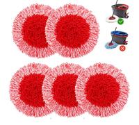 Cabezal de repuesto para fregona Viledar Turbo Smart/EasyWring&Clean Spin 1 Tank Mop, cabezal de repuesto universal de fibra de chenilla, excelente absorción de agua, eliminación eficiente del polvo