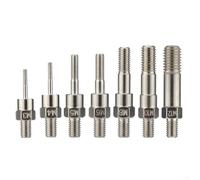 Cabezal de repuesto para remachadora BT605 BT606 BT607, mandril roscado de acero para M3 M5 M6 M8 para m10, compatible con tornillos de barra de tracción, cambio fácil sin herramientas nuevas (M8)