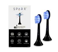 Cabezal de repuesto para Sparx con LED azul para blanqueamiento dental (negro) (paquete de 2)