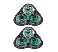 Cabezal De Repuesto RQ11, Compatible Con Philips 1150x, 1160x, Norelco 1170x Y 1180x, Y Sensotouch 2D (serie 1100).(2pcs)