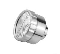 Cabezal de riego de jardín de acero inoxidable, 48 x 49,5 mm, boquilla de riego ajustable de malla 400/2000 para distribución uniforme, cuidado de plantas al aire libre y riego de césped (malla 400)