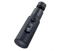 Cabezal de rociador giratorio ajustable para grifo de cocina que entrega ducha de flujo y rociador ancho para grifos estándar (negro)