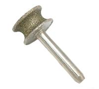 Cabezal de rueda abrasiva para vidrio, vástago de 3/4/5/6/8 mm, 6 mm, bordes redondeados y superficies curvas en jade, azulejos, piedra, cuentas (8 x 20 mm)