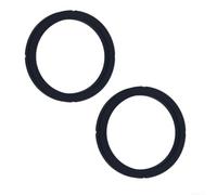 Cabezal de sellado para máquina de café para anillo para La Spaziale S1, junta de silicona negra de 64 mm, 52 mm, 6,4 mm, pieza de repuesto para máquina de espresso alto para S1 Vivaldi (2 piezas)