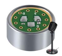 Cabezal de sonido de micrófono - Cartucho de núcleo de condensador electret de 14 mm, componente de toma de audio unidireccional, parte de grabación de voz clara | Reemplazo del micrófono de per