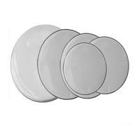 Cabezal de tambor de marco de aluminio con control de sonido y núcleo de hierro, malla de dos capas para mayor durabilidad, adecuado para práctica y múltiples opciones de configuración de tambor (10