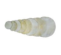 Cabezal de tambor de piel de cabra con acabado natural | Djembe, bodhran irlandés, marco nativo, chamánico, tambores de caja, cabezales de tambor africanos de 8 a 36 pulgadas (12 pulgadas)