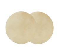 Cabezal de tambor de piel de oveja de 2 piezas, reemplazo de cabezal de tambor de larga duración, accesorio de tambores de sonido claro consistente para tambores bongo africanos (9,0 pulgadas)