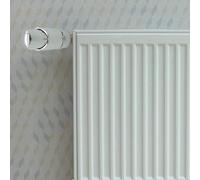 Cabezal de termostato de radiador, cabezal de radiador termostático DN20 con mecanismo de protección anticongelante, para sistemas de calefacción del hogar (gris)