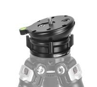 Cabezal de tr?pode con base niveladora SUNWAYFOTO LB-68 Capacidad de carga de 22 lb (10 kg)