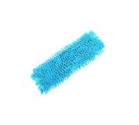 Cabezal de trapeador de microfibra de repuesto, paño de limpieza en seco o húmedo para mopa húmeda o seca, flexible, adecuado para cabezal de repuesto de arrastre plano, 1 unidad, azul