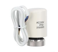 Cabezal de válvula de actuador térmico eléctrico para termostato, calefacción, radiador, 230 V, M30 x 1,5 mm, normalmente abierto, IP54 impermeable, compatible