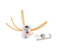 Cabezal Desbrozadora Universal Aluminio Ocho Hilos Alta Resistencia Jardinería Corta Maleza Reemplazo Profesional Compatible Multimarcas Eficiencia Máxima Incluye Llave Hexagonal*