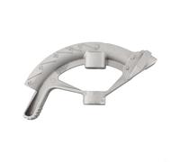 Cabezal doblador manual para tubo EMT de 1/2 pulgada con marcas de grado en relieve para ángulos de 10 a 90 ángulos, color plateado