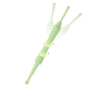 Cabezal doble para eliminación de cera para los oídos,Cabezal doble para eliminación de cera para los oídos, Cuchara portátil para cerumen, Herramienta de limpieza de oídos, eliminación de cera de oíd