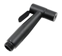 Cabezal Ducha mano para Bidet - Rociador de inodoro de acero inoxidable 304, Accesorios de recambio, para limpieza de WC, cocina, ducha, baño, color negro (solo cabezal de pulverización)