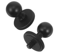 Cabezal Esférico de Repuesto para Trípode de Cámara 17 Mm | Aleación de Aluminio, Negro, Paquete de 2 Unidades, Uso en Fotografía y Videografía